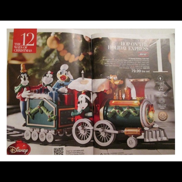 Collectible Disney Holiday Train Set